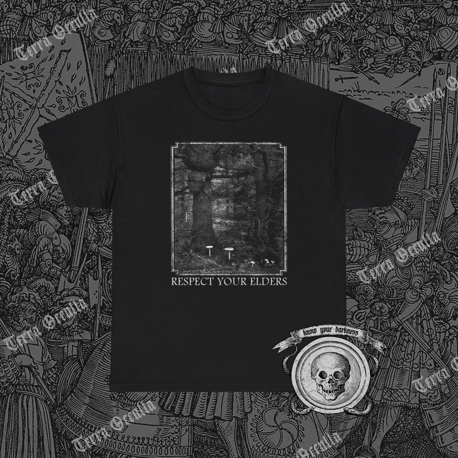 Respect Your Elders Shirt, Ancient Forest, Nature Lover, Paganism 2XL
