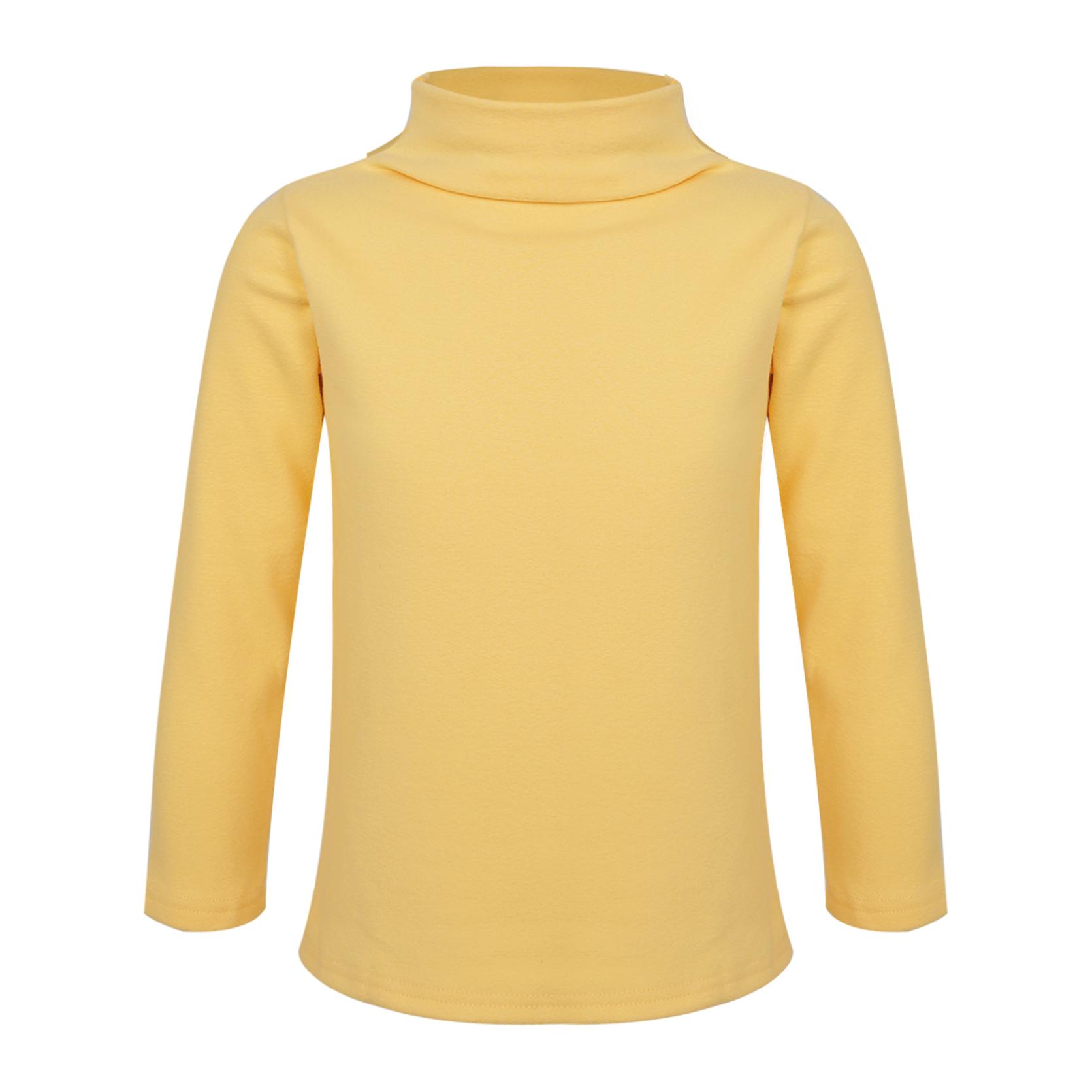 

Для малюків, хлопчиків, дівчаток, однотонна водолазка, еластична футболка, бавовняний одяг з довгими рукавами, зимовий базовий жилет 4-5 Years