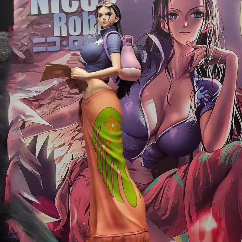 New 27Cmgk Nico Robin Action Doll-Integrated Desktop Ornaments Sexy Goddess Statue Collection Model Gift