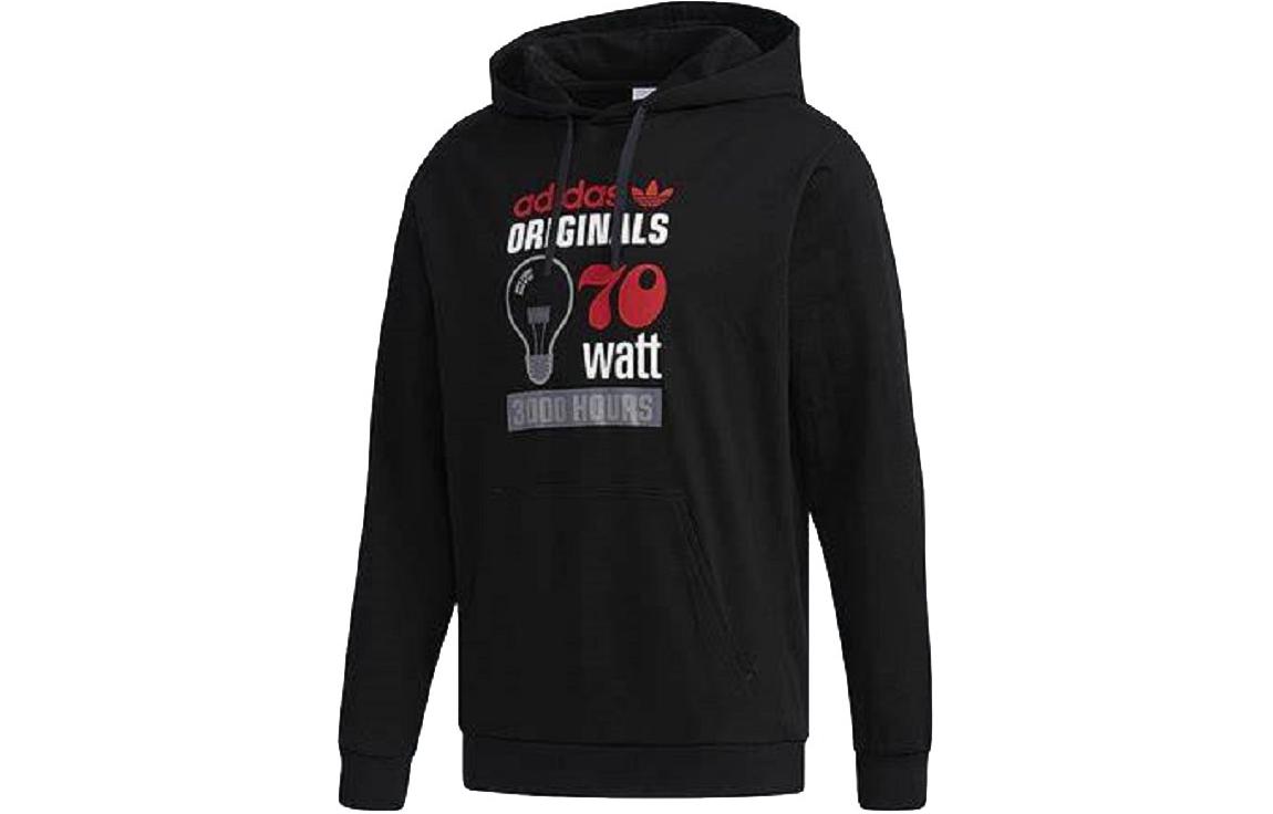 Adidas Sweatshirts Unisex Black Hooded Moderate Regular FT5846 M