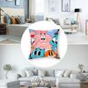 Animation Amazing World Gumball Pillow Case Short Plush Sofa Decorative Gift Home Double-sided Printing Cushion