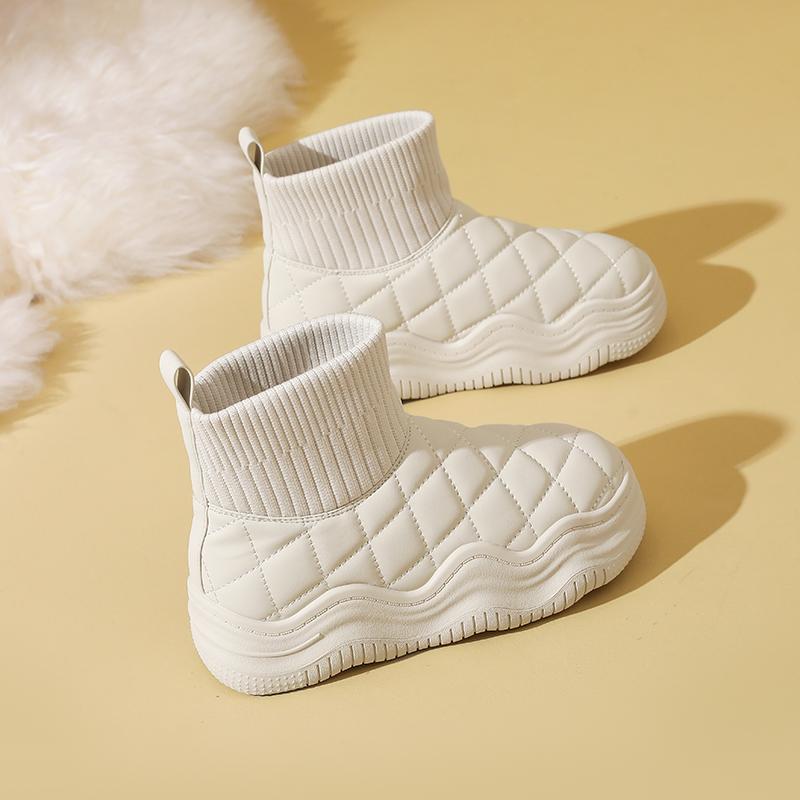

Snow boots new winter velvet thickened warm platform shoes socks boots cotton shoes 35 sneaker size бежевый