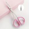 High Quality Warping Tip Cuticle Scissors Anti-slippery Handle Manicure Stainless Steel Nail Skin Cuticle Trimmer Nippers