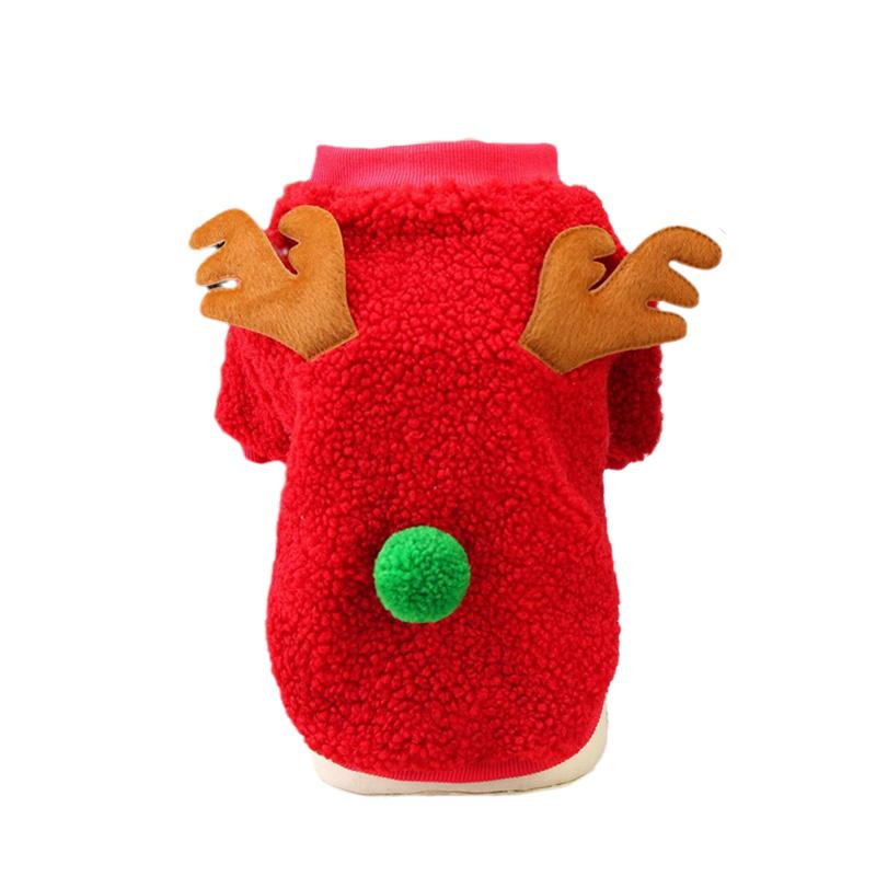 

Christmas Puppy Cat Dog Sweater Hoodie Winter Pet Clothes for Small Dogs Pomeranian Shih Tzu Pullovers mascotas Costume Clothing S
