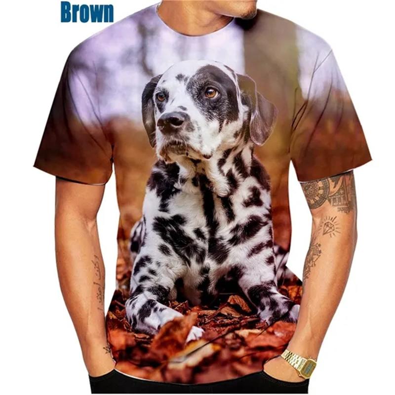 Beautiful Dalmatians 3D Printed T-Shirt Dalmatians Fashion Men Women's Personality Hip Hop Casual T Shirt Male Streetwear Tops