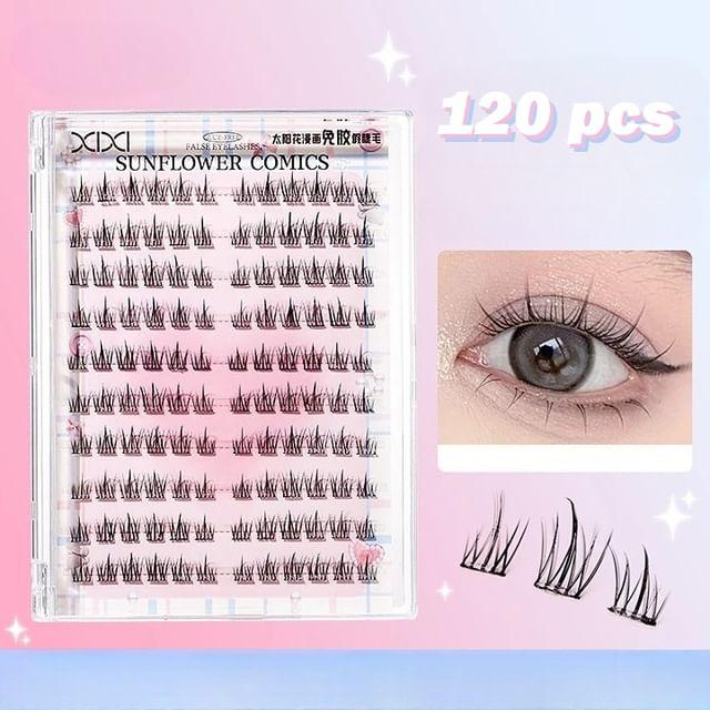 Nreain - Натуральные пучки накладных ресниц без клея