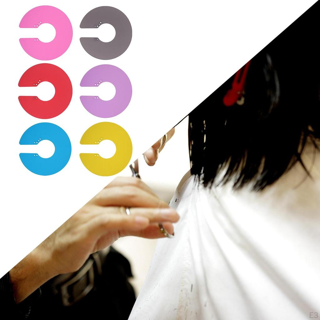 ,Professional Hair Cutting Collar Silicone Neck Cape, Clasp Design Waterproof Adjustable ,for