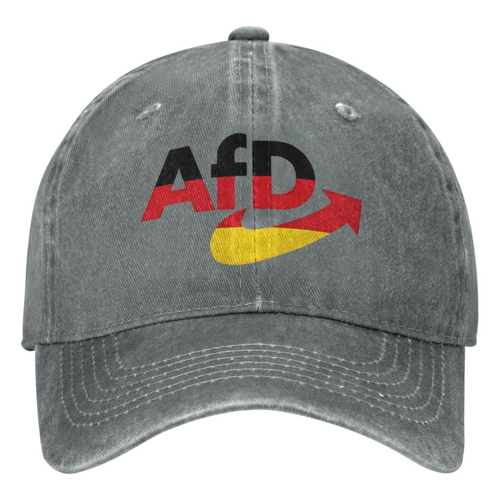 AFD Alternative For GerUnisexy Denim Baseball Cap Outdoor Gym Trucker Dad Hat Summer Women Unisex Fitted Retro Sun-Proof Baseball Caps