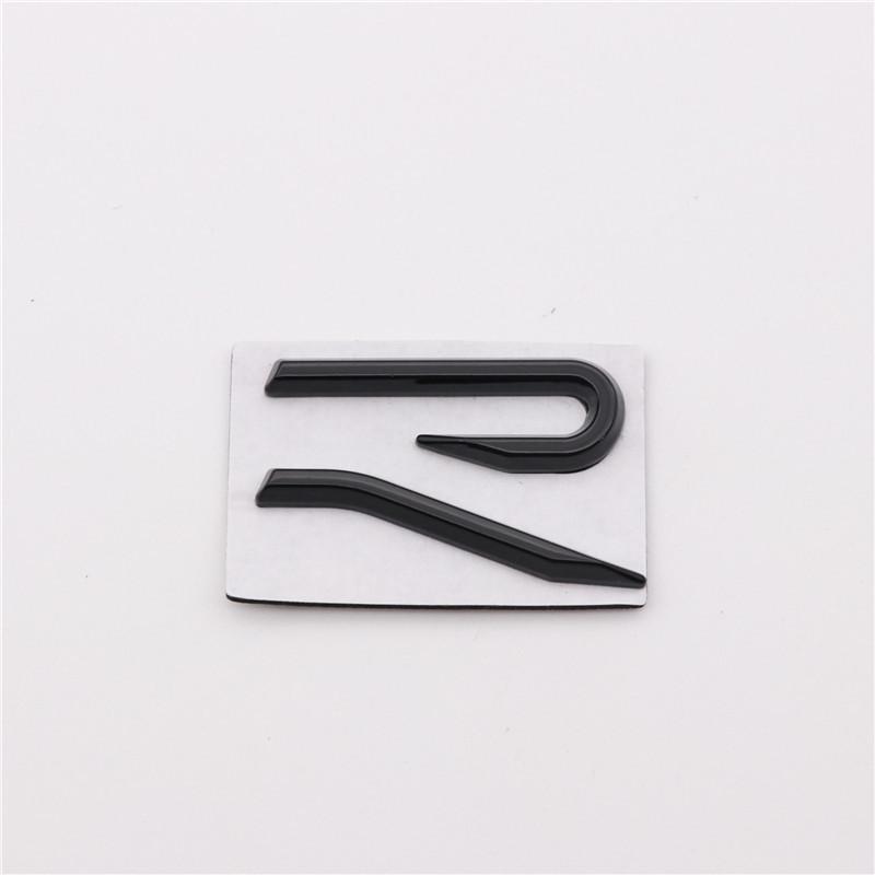Golf 8th Gen New R Grille & Tail Emblem Metal Stickers - Front & Rear