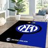 Inter Milan Area Rug Design For Game Room Dining Room Balcony Living Rooms Antislip Rug Office Home Decor Perfect Gift For Womenmen