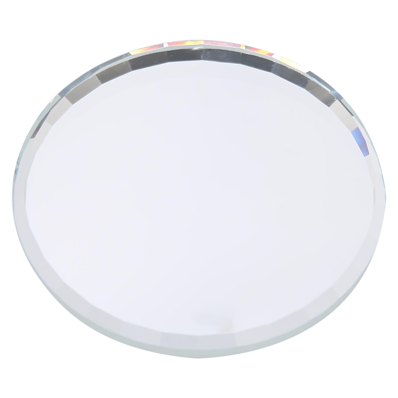 

Зеркальная стеклянная доска для демонстрации накладных ногтей, инструмент для смешивания цветов для маникюра и нейл-арта, белый белый