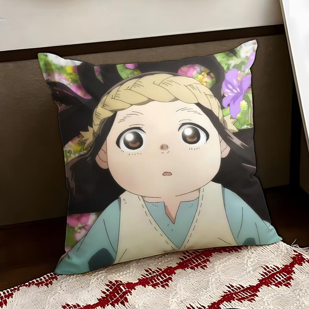 TTo Your Eternity SSeason 3 Cushion Cover Reversible Soft Durable Pillow Cover Home  Car MultiScene Use for Daily Comfort