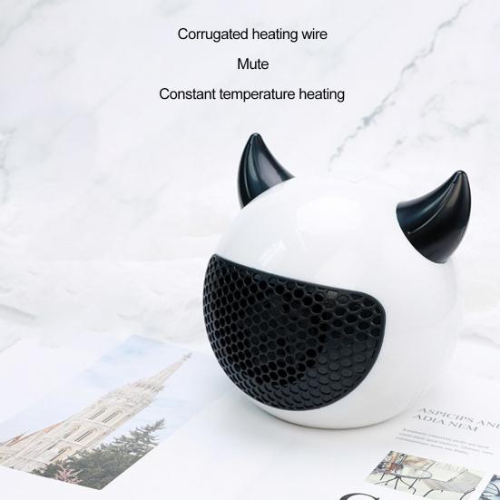 Desktop Small Heater Plug-and-Play Low Noise Overheating Protection Indoor Hand Foot Warmer Electric Space Heater