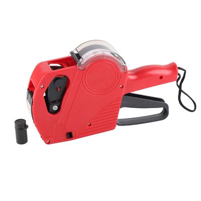 8 Digits Labeller Price Tag Gun With Serrated Outlet Roll Manual Pricing Machine for Supermarket