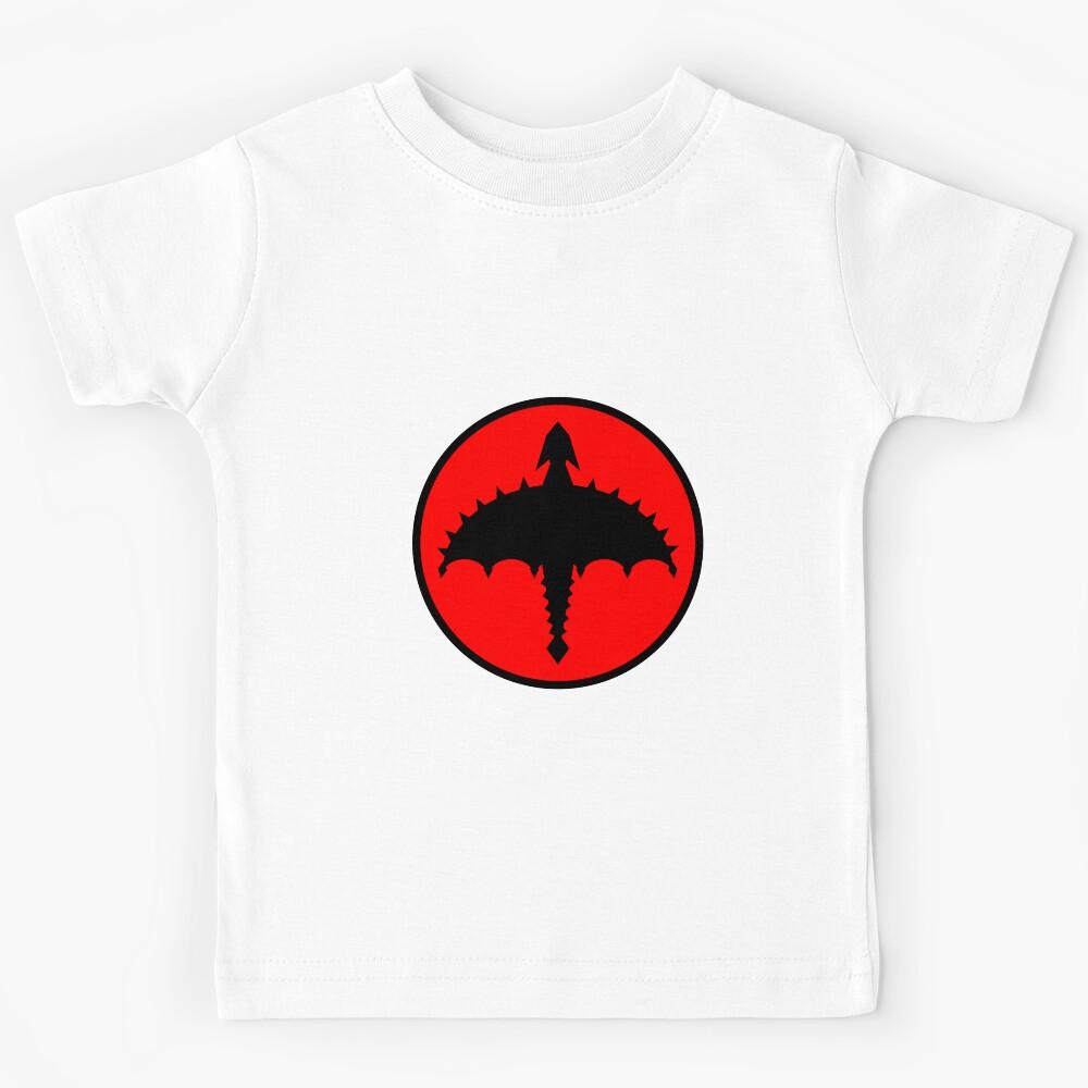 Abstract Digital Cyber Heavy Metal Dragon Design Kids T-Shirt 140
