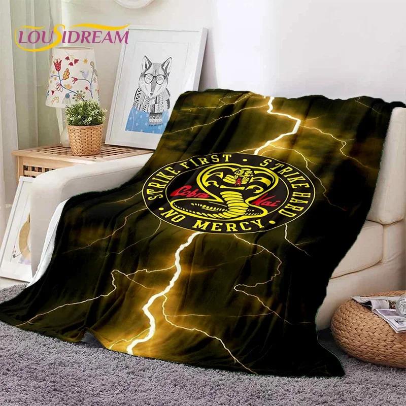 3D Cobra Kai Classics TV Amanda Karate Soft Flannel Blanket for Beds Bedroom Sofa Picnic,Throw Blanket for Cover Outdoor Leisure