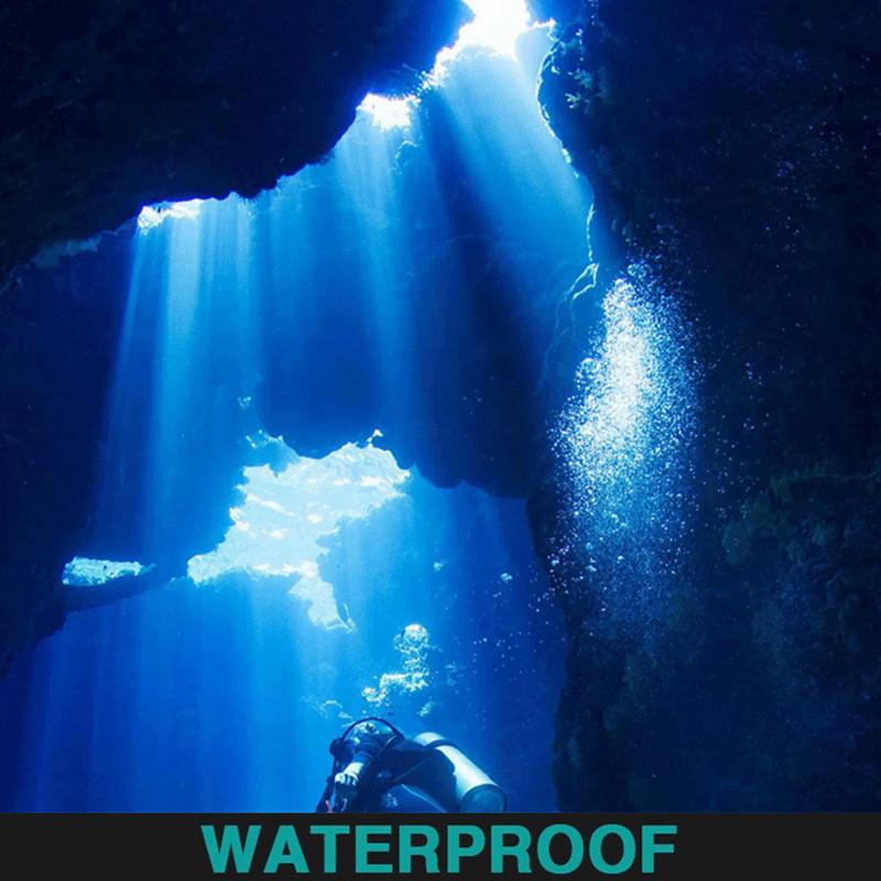 Taşınabilir Şarj Edilebilir Dalış Feneri 350M Sualtı 2 Işık Modu Su Geçirmez Süper Parlak Led Dalgıç Zıpkınla Balık Avı Kafa Lambası