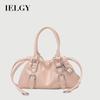 Soft Leather Pleated Portable Cloud Bag Shoulder Crossbody Female Bag