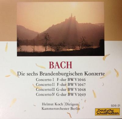 CD BACH - J. S. Bach: Brandenburgische Konzerte N Japan Klassik Gebraucht