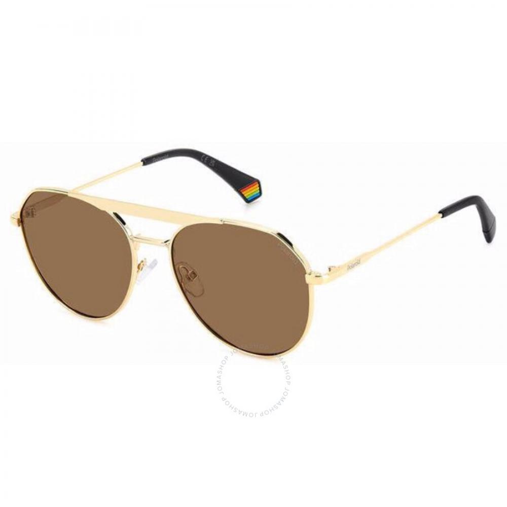 

Polaroid Polarized Bronze Pilot UniSeX SunglaSSeS Pld 6211 S X 0j5g Sp 57