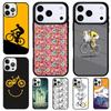 Cycling Bike Phone Case for iPhone 17 Air 16 15 11 12 14 13 Pro Max Shockproof Cover