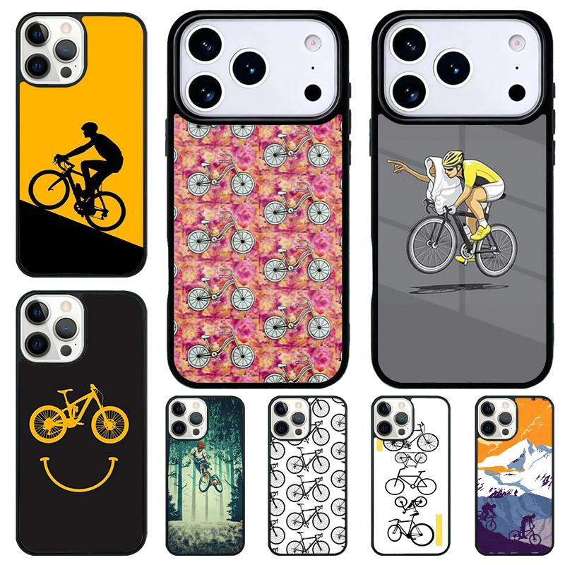 Cycling Bike Phone Case for iPhone 17 Air 16 15 11 12 14 13 Pro Max Shockproof Cover