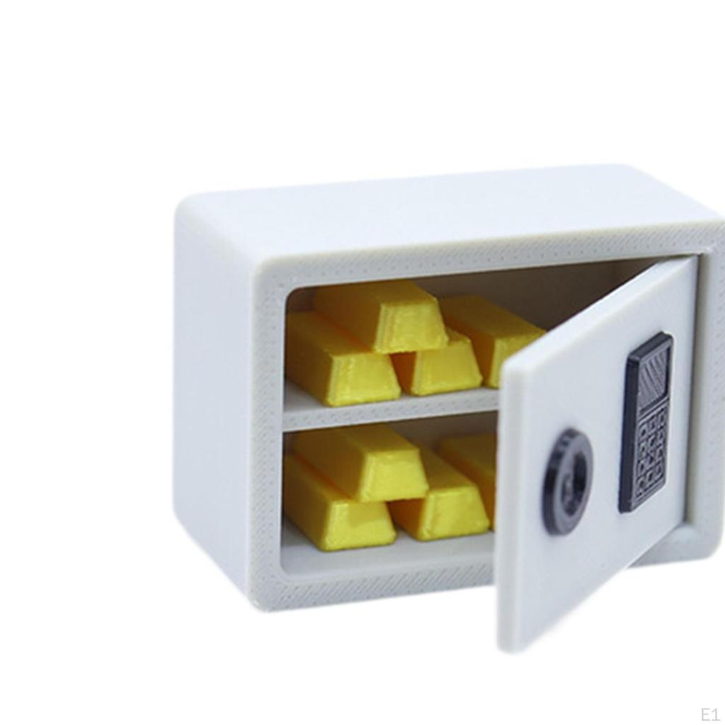 1/12 Dollhouse Strongbox Decoration Simulated, Diorama Layout Life Scene Birthday Gifts