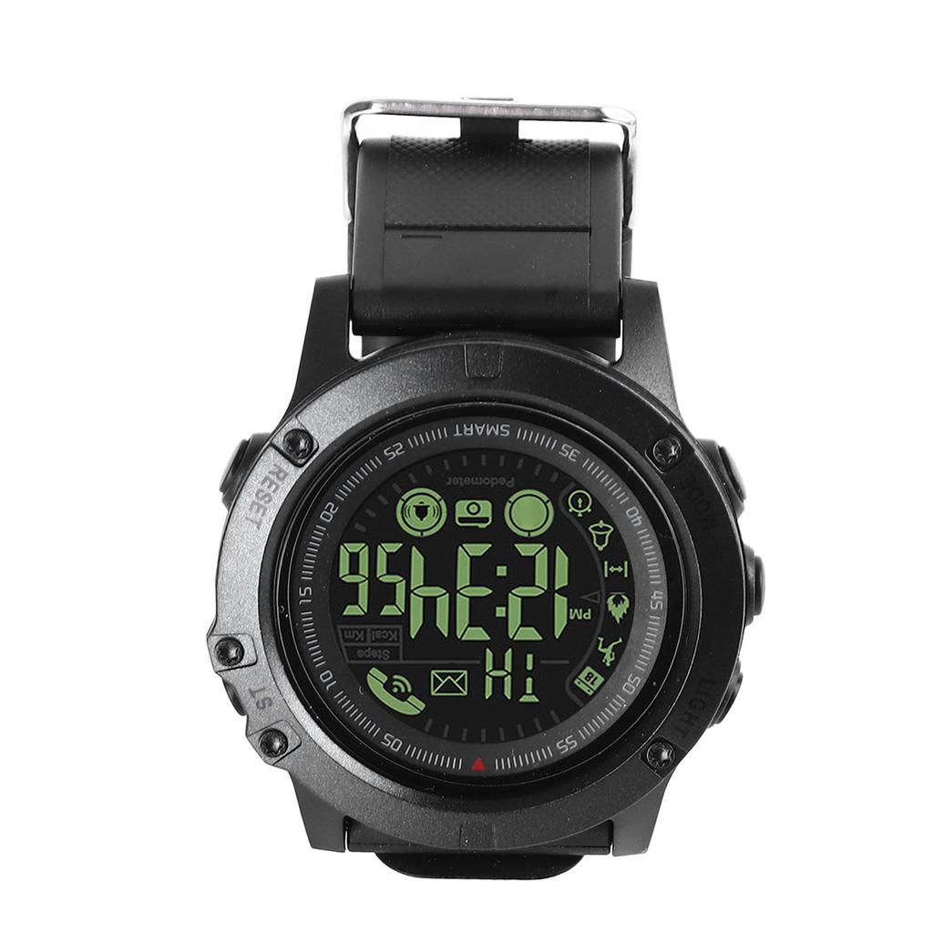 Akıllı Saat Fitness Takipçisi IP68 Su Geçirmez Bluetooth Çağrı Mesaj Hatırlatıcı Akıllı Saat Siyah