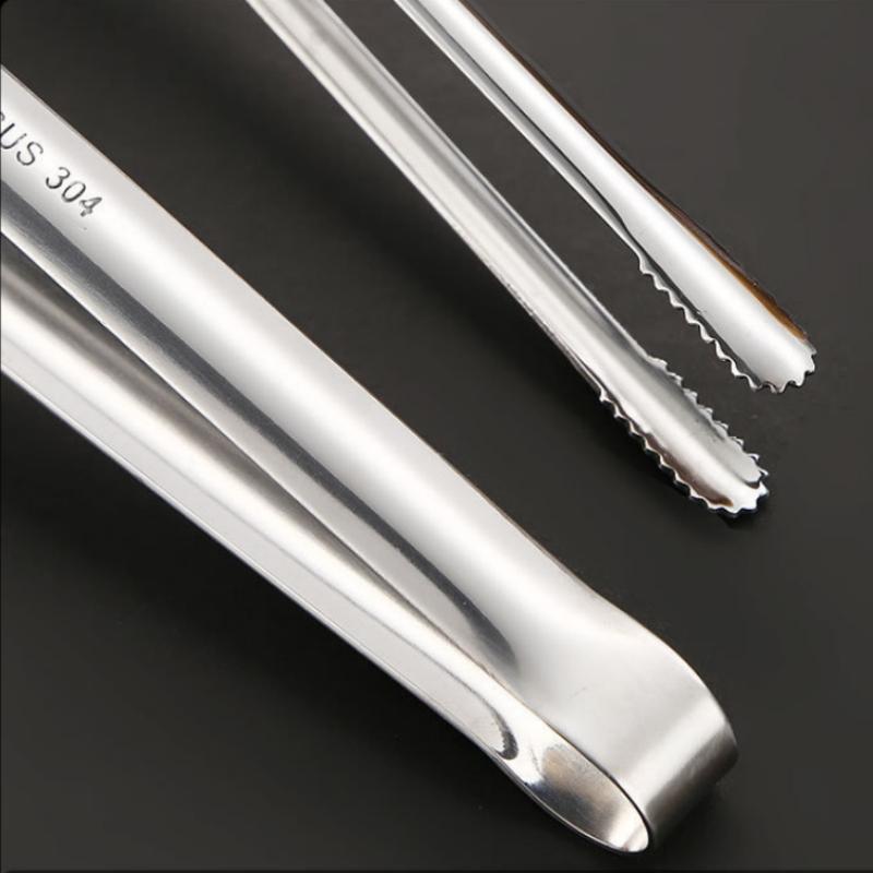 2Pcs Kitchen Tongs Stainless Steel Barbecue Tongs Clip BBQ Grill Meat Tongs Cooking Tweezers for Food Utensils Kitchen Tools