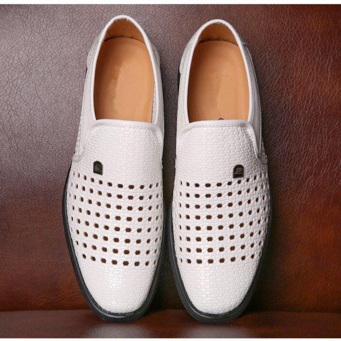 Men's shoes leather sandals summer non-slip shoes