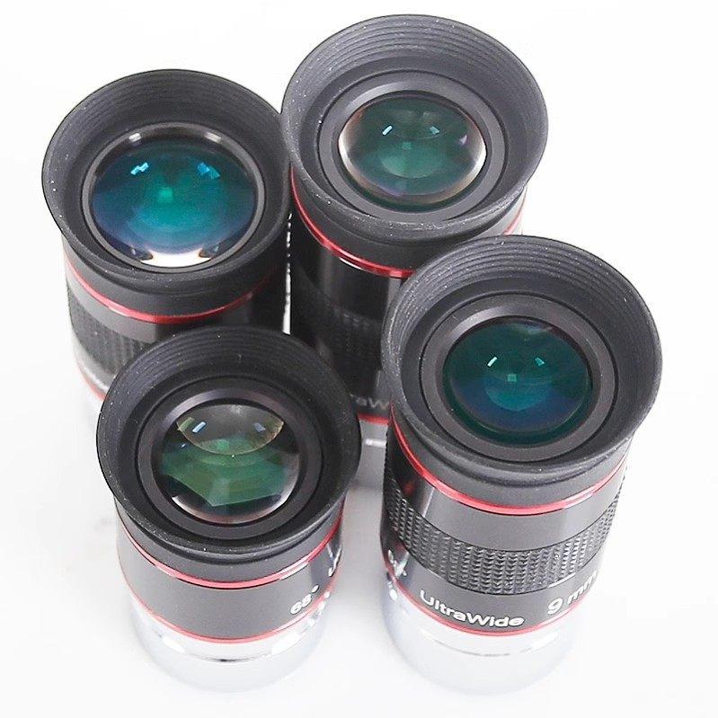 Oculaires Planétaires Ultra Grand Angle 68° (6mm, 9mm, 15mm, 20mm) - Accessoires de télescope à fort grossissement