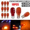 10x T15 12V16W Clear Glass Amber White Halogen Lamp Bulbs Car Interior Light Clearance Light Dashborad Instrument Lights