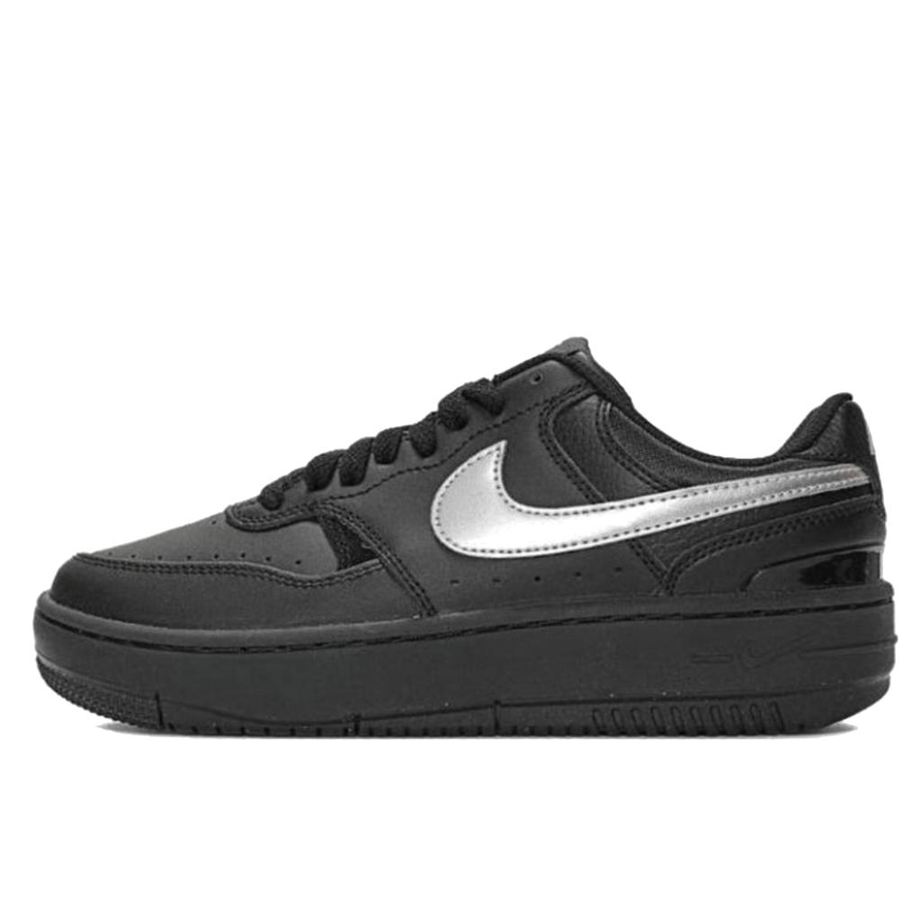 Nike Gamma Force White Star Synthetic Leather Abrasion Resistant Low top Skateboard Shoes Women's Black HQ1674-001(team-1081)-Random packaging bags