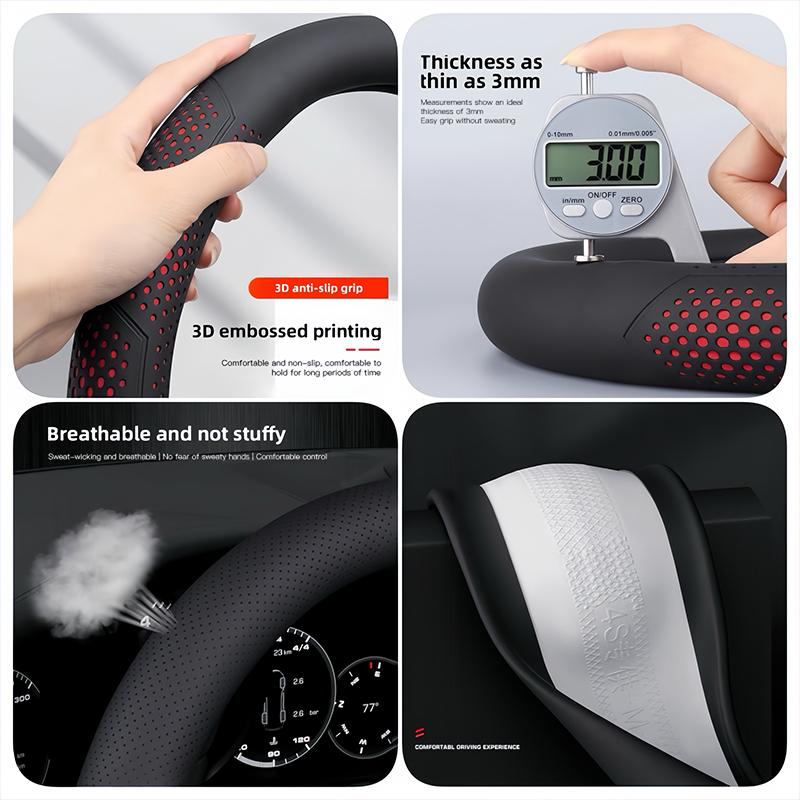 Car Steering Wheel Cover With Anti-Slip Breathable Leather For d333 Cooper JCW Works F54 F55 F56 F57 F60 R50 R52 R53 R55 R56 R57 333d