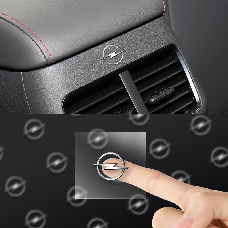 Car Interior Sticker Central Control Decals Emblem Badge For Opel Insignia Astra Antara Meriva Zafira H G Corsa B Car Styling