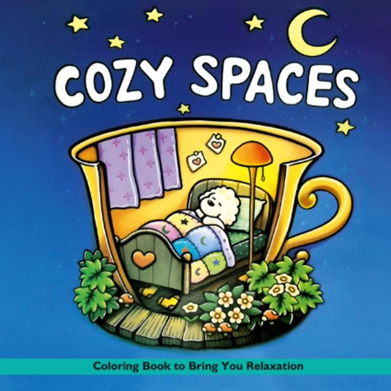 Cross-Border Adult & Teen Coloring Book: Cute Animal Characters for Easy Coloring