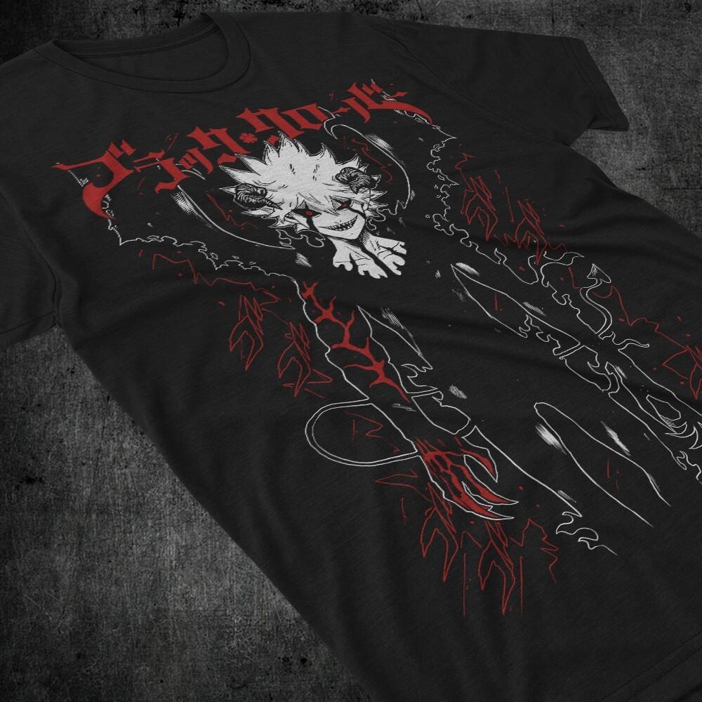 

Футболка Аста Юно Аниме Манга Чёрный Клевер Аста Девушка Подарки Чёрная Футболка Все Размеры XL