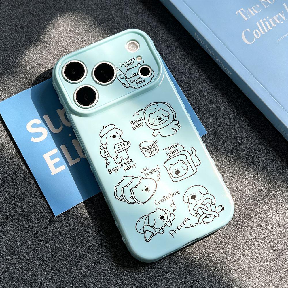 

Drop-Proof Bread Dog Phone Case for iPhone 14-17 Pro, Protective Women s Cover iPhone 13 Pro Max