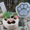 Makeable Multi-color Lovely Cat Paw Mold Suitable Household Diy Flower Pot Decoration Creative Cartoon Cat Paw Silicone Mold
