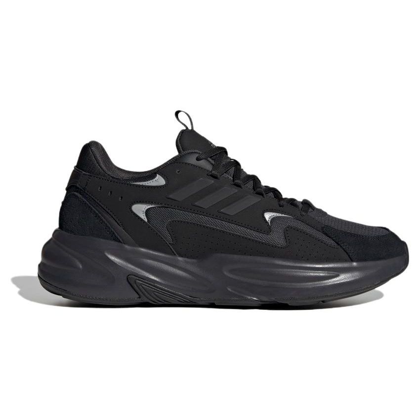 Adidas Ozwave Comfortable Versatile Low-Top Running Shoes Unisex Sneakers Black IE6056