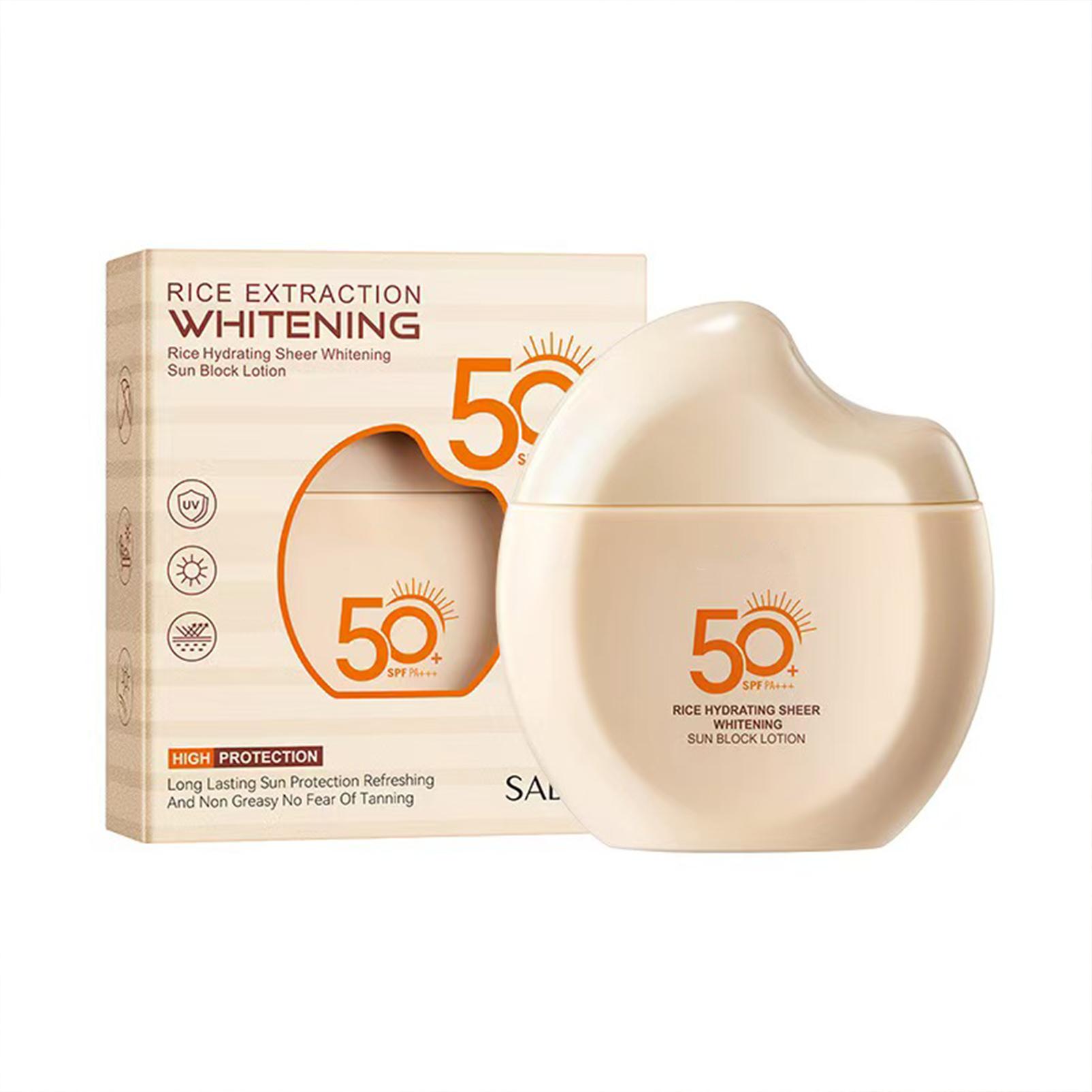 

SPF50+ солнцезащитный крем корейский рисовый пробиотик солнцезащитный крем отбеливающий кожу анти-УФ солнцезащитный крем увлажняющий крем для лица морской солнцезащитный крем