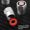 Car Wheel Tire Valve Caps Tyre Stem Cover Bolt-In Accessories For SEAT Cupra FR Ibiza Leon Arona Ateca Toledo E-Racer Formentor