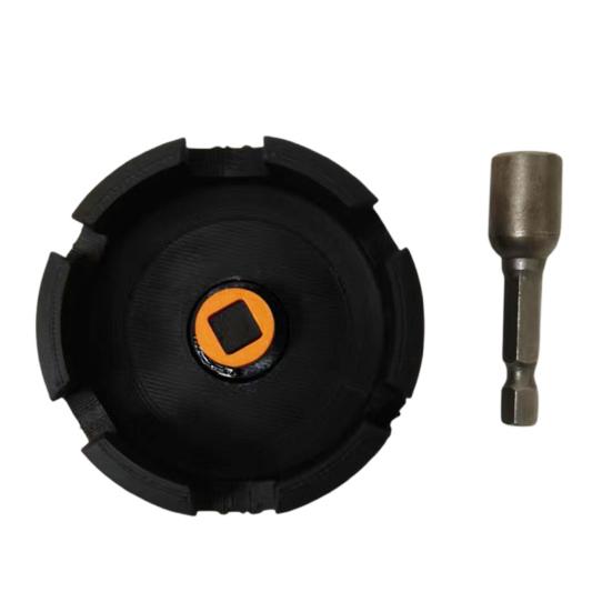 1/2Pcs Threaded Rod Nut Fastener Tool Durable Construction Widely Used Universal Ergonomic Nut Fastening Device Drill Attachment