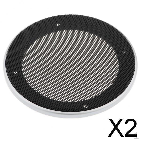 

2xCar Speaker Steel Mesh Sub Woofer Subwoofer Grill Cover 4inch , 4inch, 2