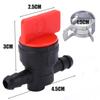 3x 1/4 In-Line  Shut-off Valve Fuel Gas Petcock For Motorcycle Engine For