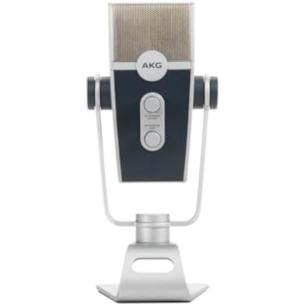AKG LYRA C44 USB Condenser Microphone Blucoil Pop Filter Windscreen 3-FT USB 2.0 Type-A Extension...