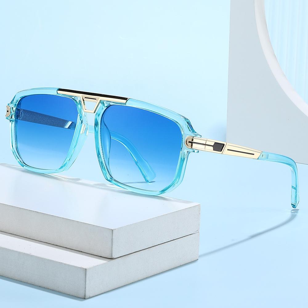 New Oversized Vintage Square Sunglasses for Women Men Fashion UV400 Classic Retro Shades Female Sun Glasses