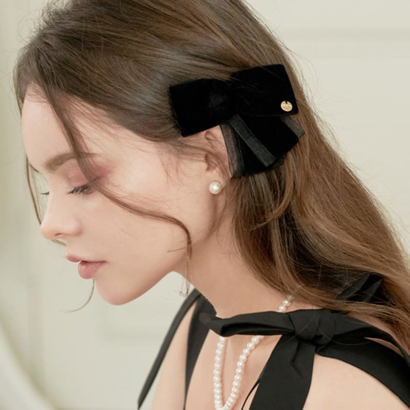 

BESTY Mood Вельветовая заколка для волос, манжета для волос Moodwindy Cuff_Black