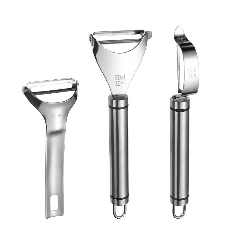 Wutuo 304 Stainless Steel Bow Peeler (3-Pack)
