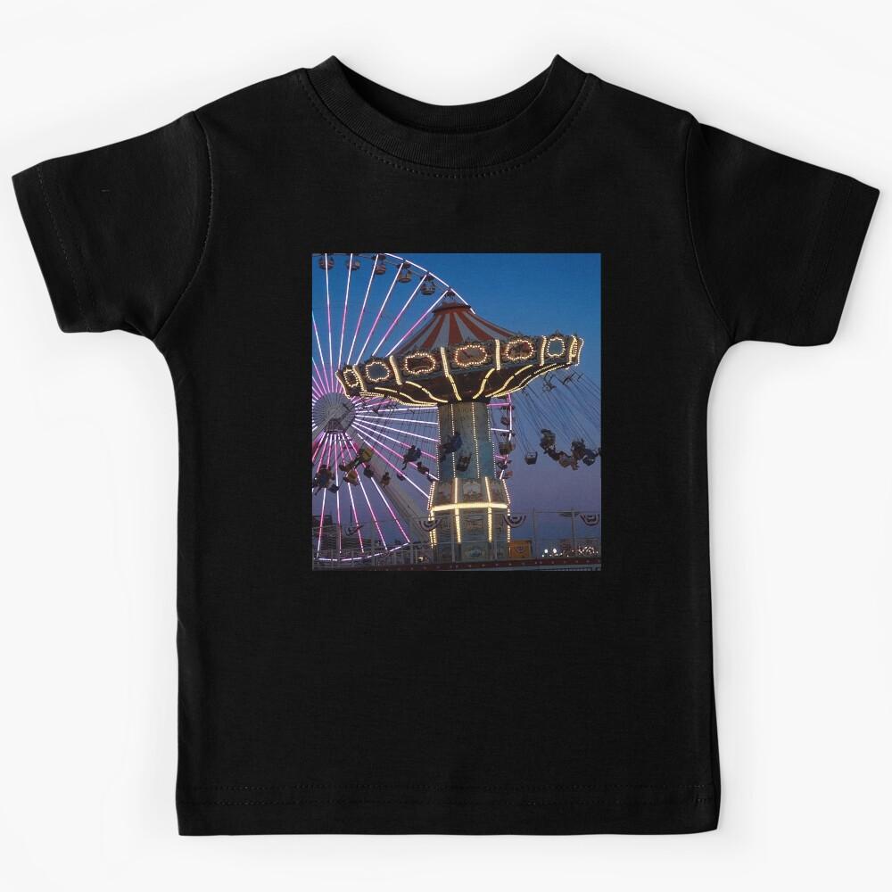 Wildwood NJ – Wave Swing Ride Kids T-Shirt 100